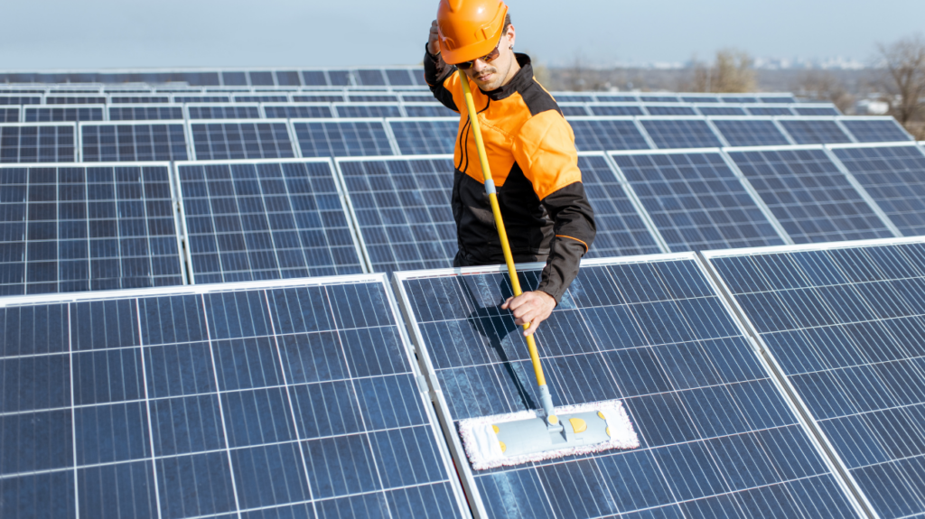 Pulizia pannelli fotovoltaici