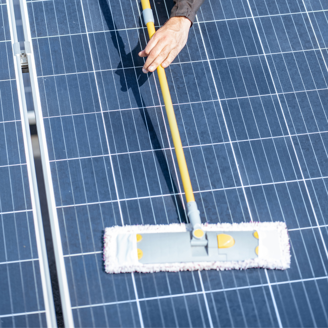 Pulizia pannelli