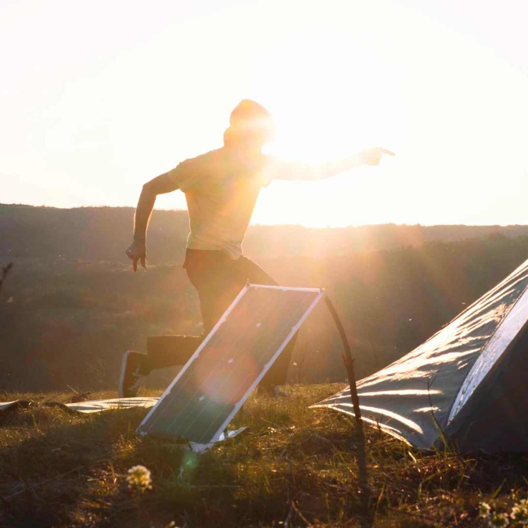 Potenza pannello solare portatile